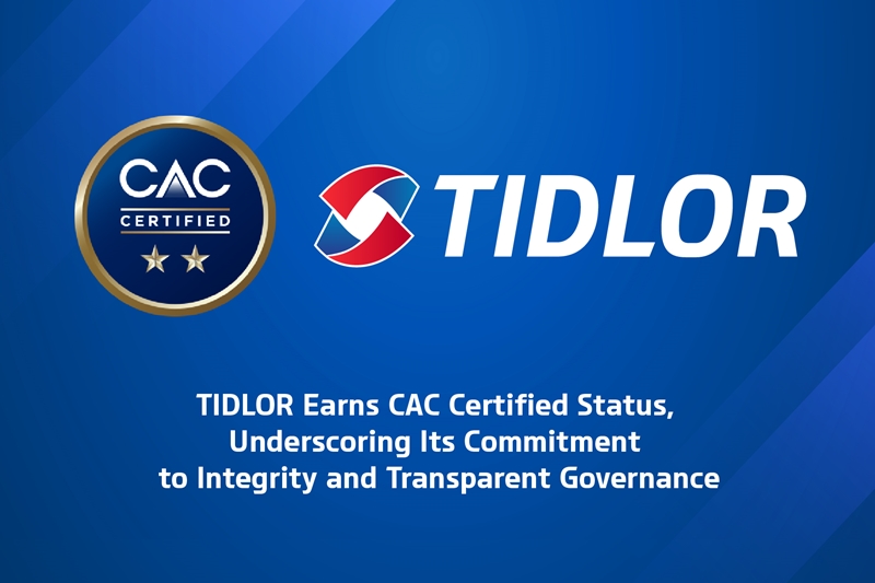 Strengthening Trust, TIDLOR Earns CAC Certified Status, Underscoring Its Commitment to Integrity and Transparent Governance
